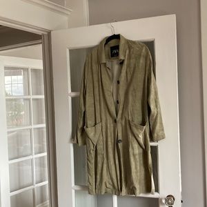 Zara Linen Overcoat
